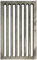ScarMaxx - Griglia per caminetto in ghisa 18x30 cm - Griglia per Cenere per caminetto - Griglia in ghisa Robusta e Solida - con nervature - Griglia per caminetto Rettangolare