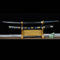 TIAYKO Palisander-Samurai-Schwert,natürliches hölzernes Katana mit Scheide aus massivem Holz mit bemaltem Muster,103 cm,handgefertigtes Bokken für Kendo Iaido Cosplay,Display-Dekor zum Sammeln
