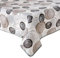 texpot Wachstuch 130 x 260 cm mit Kringel abwaschbar mit Saum Polyester Gartentischdecke