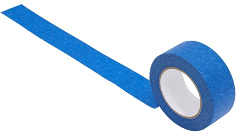 Queeucaer Malerkrepp 36 Band Wasserdicht, Automotive Kreppband Rollen Blaue Malerbänder Einseitig Abdeckband Klebeband Dekorieren für Wände Blau, Masking Tape, Malerband,48 mm x 55 m