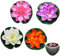 Fiori per Piante da laghetto, Decorazione per laghetto di Fiori di Loto in Schiuma di ninfea Artificiale per laghetto, Patio, Giardino, Piscina, 4 Pezzi