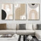 HEHGVCF 3er Poster Set,Moderne Abstrakt Kunst Wandbilder,Einfachheit Wohnzimmer Leinwand Bilder,Schlafzimmer Wanddeko Poster 50x70cm,Ohne Rahmen (Geometrische,40 x 60cm)