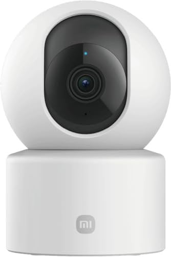 Xiaomi Smart Camera C301 Überwachungskamera mit 2K Auflösung 2304p (3MP), 360°, Nachtsicht, Bewegungserkennung mit IA, unterstützt SD-Karte, Weiß