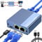 Switch Ethernet 1 à 3 1000Mbps, Switch RJ45 Multiprise RJ45 Network LAN Switch Network Splitter Switch Ethernet Compatible avec Ordinateur Routeur Décodeur Téléviseur, Routeurs, Décodeurs