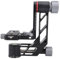 Testa di Treppiede Gimbal DSLR, Stabilizzatore Panorama a 360 Gradi con Piastra di Rilascio Rapido di Tipo ARCA, Viti da 1/4 Pollice e 3/8 Pollici, per la Fotografia Panorama