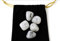 Piedra Rutilo blanco Natural - 5 Cristales Pulidos con Propiedades Energéticas, piedra(Rutilo blanco, 5 PCS)