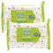 Whoopie Doo Toilet Wipe's Flushable and Biodegradable, Wipes, Dermatologically Tested (2 Packs (120 Wipes))
