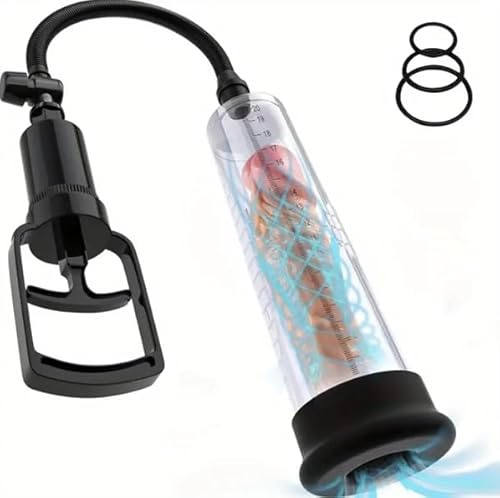 Penis Pump for Men - Penis Enlargement - Erectile Dysfunction Pump | Penile Pump for Men Vacuum Therapy - Enhance Size with Cock Enlarge Device - Effective Penis Enlargement Solution