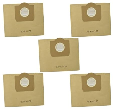 Lot De 5 Sacs À Poussière For Aspirateur Karcher WD3 Et WD3200, Compatibles Avec Rowenta RB88, RU100 Et BULLY RB08 Et 014