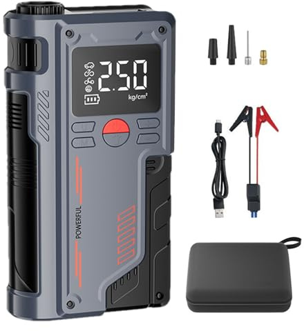 Car Jump Starter, 1000A 14.8V Portable Car Battery Booster Jump Starter Power Pack (For 6.0L Gas Or 3.0L DieselEngine), Power Bank With LED Flashlight