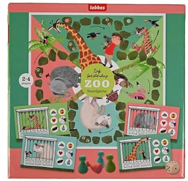Johntoy Brettspiel Tiere von Fiep für Kinder - Lernspiel.