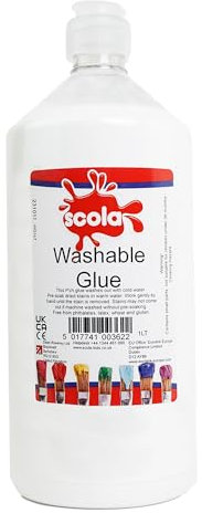 Scola Colle blanche PVA lavable - 1 litre