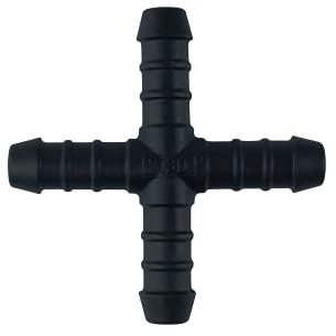 WamSter X Schlauchverbinder Kreuz-Stück Pipe Connector 4 mm Durchmesser