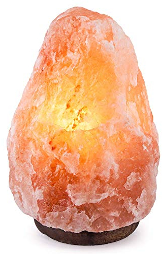 Needs&Gifts - Lampada al 100% in puro sale rosa dell'Himalaya, 7-10 kg, effetto guarigione naturale tramite l’utilizzo di ioni, articolo di alta qualità