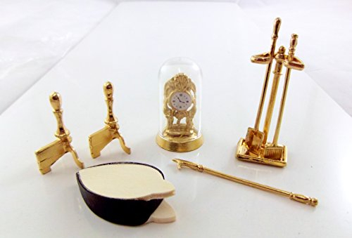 Melody Jane Miniatura Casa de Muñecas 1:12 Victoriano Companion Adorno Accesorio Chimenea Set