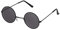 UltraByEasyPeasyStore Black Small Round UV400 Mens and Womens Round Sunglasses - Stylish Festival and Designer Round Glasses - Perfect Sun Glasses for Men and Women - Cool Round Metal Shades