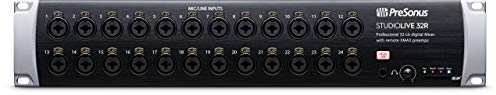 PreSonus StudioLive 32R, 34-Eingang, 32-Kanal Rack-Mixer mischpult, Stage Box und Audio-Interface