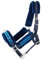 German Riding Kappzaum-Halfter-Kombi Cob gleich VB, fällt klein aus (hellblau/Navy)