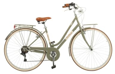 Via Veneto Cityfahrrad MALAGUETA 28 Zoll Lady, Verde .BOR