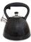 Voche® 3.0 Litre Metallic Black Stainless Steel Stovetop Whistling Kettle