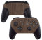eXtremeRate Coque pour Switch Pro Manette Accessoires de Remplacement,Cover Case Joystick pour Nintendo Switch Pro Controller Shell-Grain de Bois Manette Pas Inclus