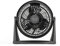 Taurus Libonotos, Ice Brise Mini - Mini circolatore d'aria, mini ventilatore da tavolo, diametro 25 cm, 2 velocità, 3 lame, inclinabile, sospensione a parete, silenzioso, potente, 28x13x28 cm