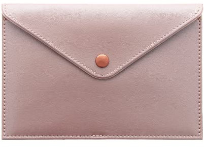 Color Pop Etui enveloppe pour carte grise, papiers d'assurance et d'identité - Fabrication française - nn pvc - 16 x 11 cm (rose)