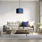 Paco Home Deckenlampe Pendelleuchte Hängelampe Wohnzimmer Esszimmer Schlafzimmer Lampenschirm Velours Industrial Samt E27 1,5m Textilkabel Kürzbar