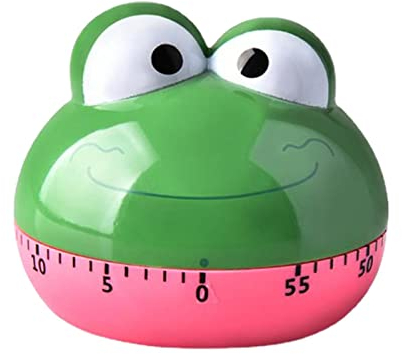 ZEKKLE 60 Minute Wind Up Timer | 60 Minutes Mechanical Timer Clock - Cute Kitchen Egg Timer for Home Baking Cooking Oven, Kids' Activities or Timeouts