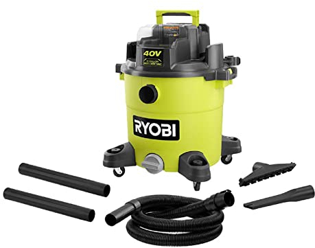RYOBI 40V 10 Gal. Cordless Wet/Dry Vacuum(Tool Only),Green