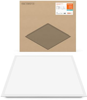 LEDVANCE Quadratische Einlege-Leuchten mit starker Entblendung, für 625 x 625 mm Deckensysteme PL COMP 625 V 33W 840 U19