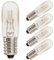 15W E14 Scentsy Mini Wax Warmer Light Bulb 230V, Small Edison Screw Scentsy Light Bulbs Warm White 2700K Dimmable, Salt Lamp Bulbs, Pygmy Bulb for Scentsy Plugin Mini Warmers (5-Pack).