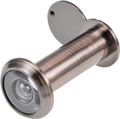 XYWHPGV Visor de puerta, mirilla visor de puerta de 220 s de latón macizo con cubierta para puertas de 55 mm a 90 mm, acabado de cobre antiguo(accbd 3c2c8 21872 248dc f5404 d437c
