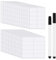 100pcs No-Iron Labels for Clothes with 2 Permanent Fabric Markers, Writable Self-Adhesive Washable School Name Labels Waterproof Garment Name Sticker Laundry Tag for Nursing Home Day Care Camp (White)