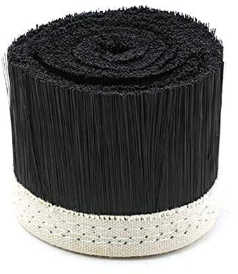 Universal Vacuum Cleaner Brush Attachment 2M Durable Nylon Dust Cover Tool for DIY Carpenter Spindle Motor Woodworking CNC Router Black 130mm Size