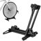 Iouyjiu Cycle Stand, Portable Scooter Parking Rack, Folding Floor Parking Stand, Freestanding Garage Rack, Scooter Display Stand, bikes Stand for Garage, Apartment, Home (Black)
