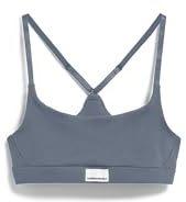 ARMEDANGELS Damen RIPP-Bralette aus Bio-Baumwoll Mix TOVAA Rib Fitted Blue Stone L
