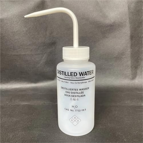 2pcs/lot Distilled Water Elbow Plastic Squeeze Wash Bottle Lab Rinse Bottles Clean Safely