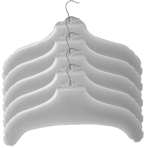 Cintres Portables, cintres gonflables de 5pcs imperméables fuites à l'épreuve 17x10 PVC PVC Portables Portables pour Les Voyages, TRIFFORMATION, Camping, cintres de Voyage