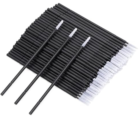 200 Pcs Microbrushes,Black Micro Applicators Brushes With Longer Tips,Disposable Mascara Wands Eye Applying Lamination Beauty Cosmetics for Eyelash Extensions Nail Polish Crafts Lip Makeup Paint Craft