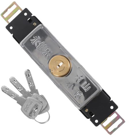 STOBOK Rolling Gate Door Lock Garage Door Latch Lock Kit Equipment Fitting Duty Heavy Security Gate