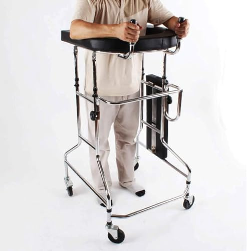 Walking Mobility Aid - Trainer Für Die Unteren Gliedmaßen & Stand Support Rollator - Unisex Rollator Auf Rädern Mit U-förmiger Armlehne