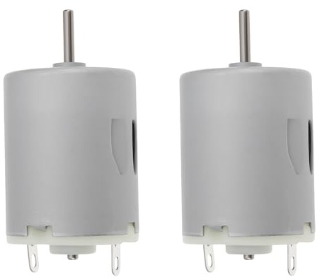 Create idea 2X Mini 280 DC Motor 3-12V 5000-15000RPM Kleiner Elektromotor für DIY Spielzeugauto-Modellprojekte