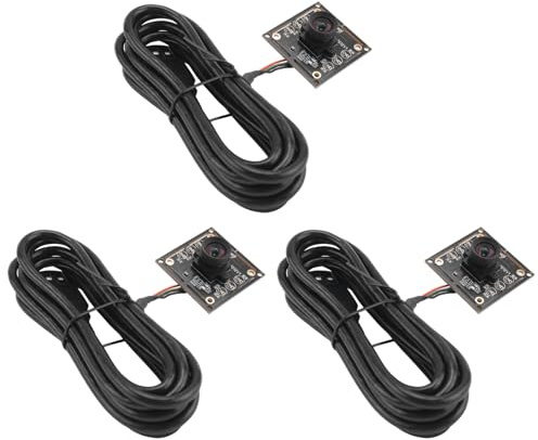 Jevina 3 STK. 100-Grad-Kameramodul 1 MP OV9732 1280 X 720 USB Kostenloser Treiber Manueller, mit 2 Meter Kabel für WinXP/7/8/10