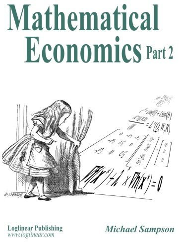 Mathematical Economics Part 2