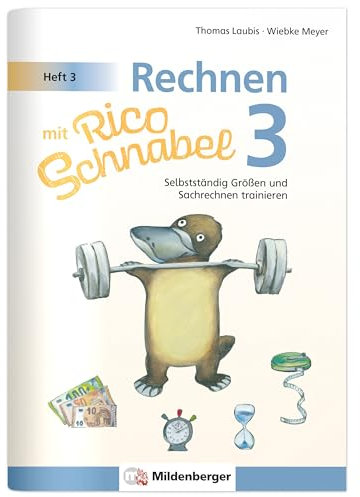 Rechnen mit Rico Schnabel 3, Heft 3 – Selbstständig Größen und Sachrechnen trainieren: Lösungen (16 Seiten, vierfarbig, geheftet)