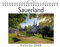 Sauerland - (Wandkalender 2025, Kalender DIN A4 quer, Monatskalender im Querformat mit Kalendarium, das perfekte Geschenk)
