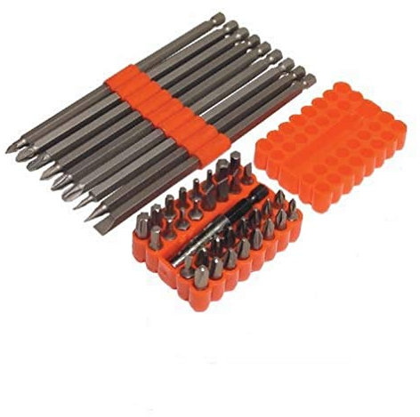 Silverline SB09/42 Screwdriver Bit Set with 42-Piece and Bit Box