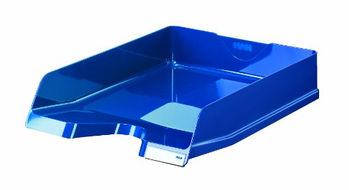 HAN Briefablage Viva, 5 STÜCK, stilvolle Elegante Design-Briefablage in Premium-Qualität. DINA4/C4, mit Beschriftungsclips, 10275-14, blau