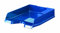 HAN Briefablage Viva, 5 STÜCK, stilvolle Elegante Design-Briefablage in Premium-Qualität. DINA4/C4, mit Beschriftungsclips, 10275-14, blau